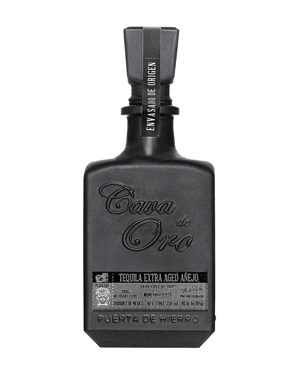Cava de Oro Extra Aged Anejo Black Tequila