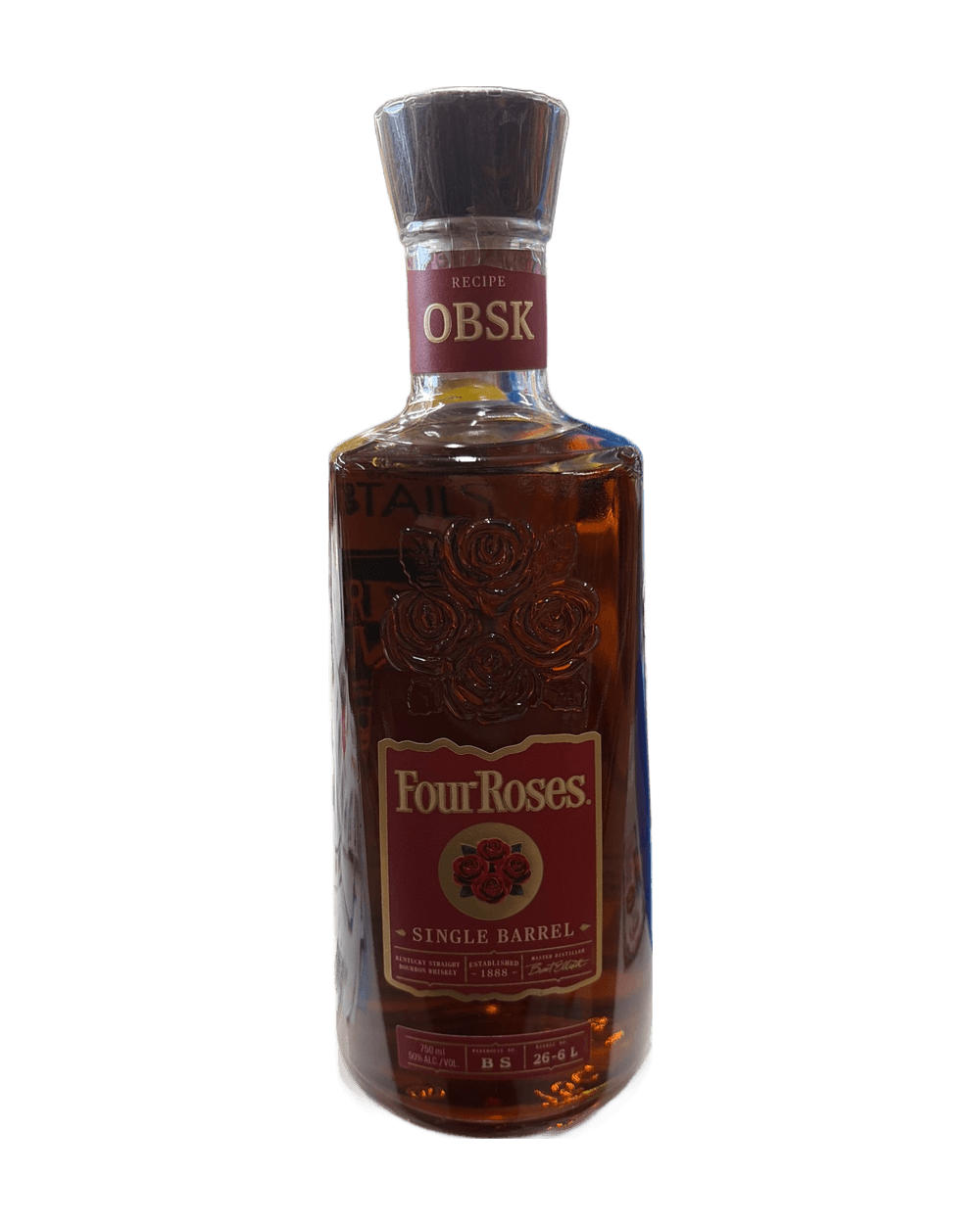 Four Roses Single Barrel Kentucky Straight Bourbon Whiskey OBSK 750ml