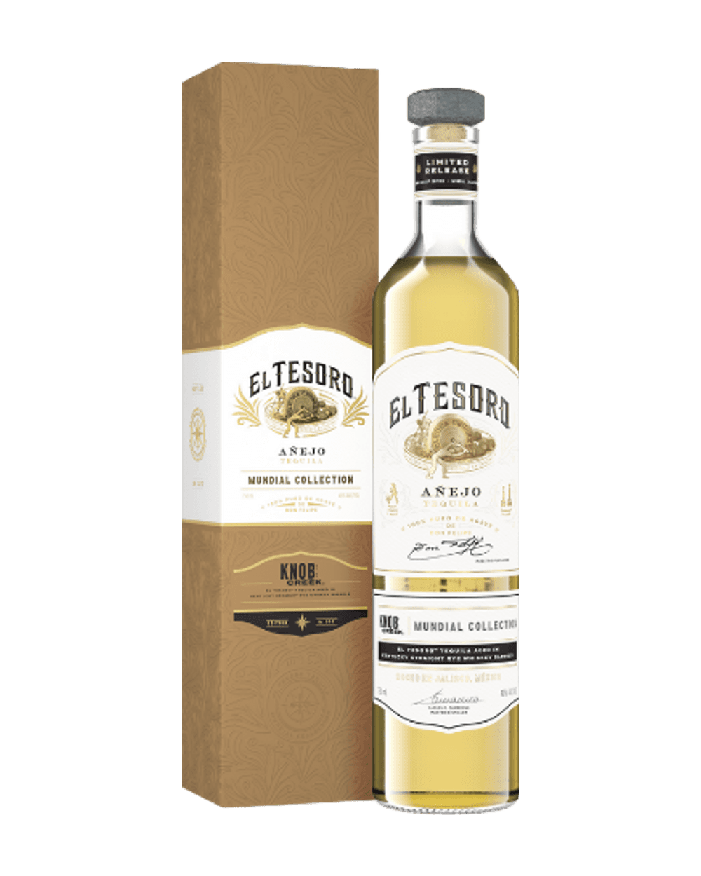 El Tesoro Mundial Collection Knob Creek Edition Anejo Tequila