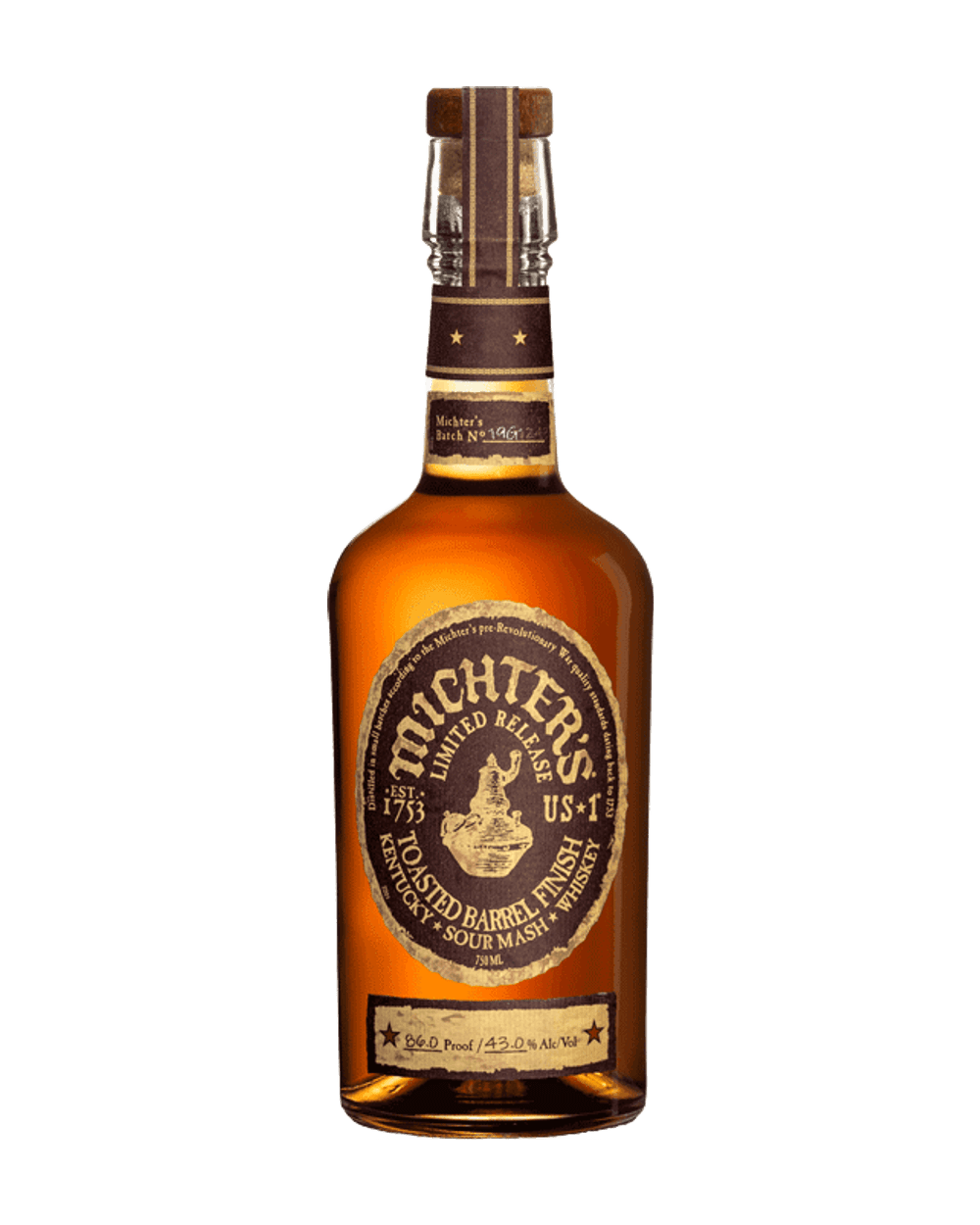 Michter's US-1 Toasted Barrel Finish Sour Mash Kentucky Whiskey