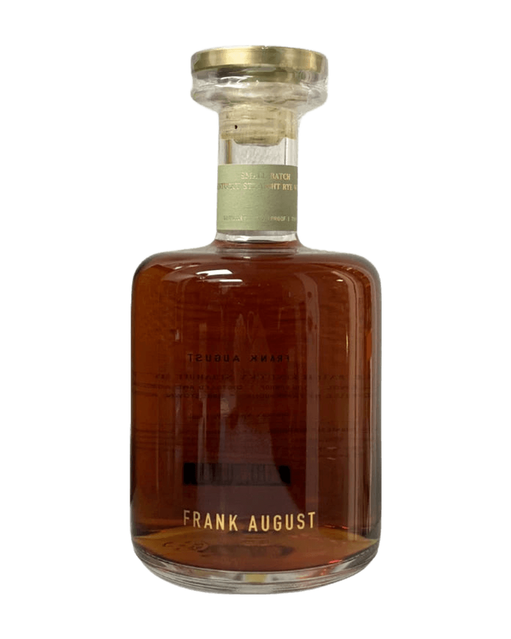 Frank August Small Batch Rye Whiskey 100 Proof 750 ML