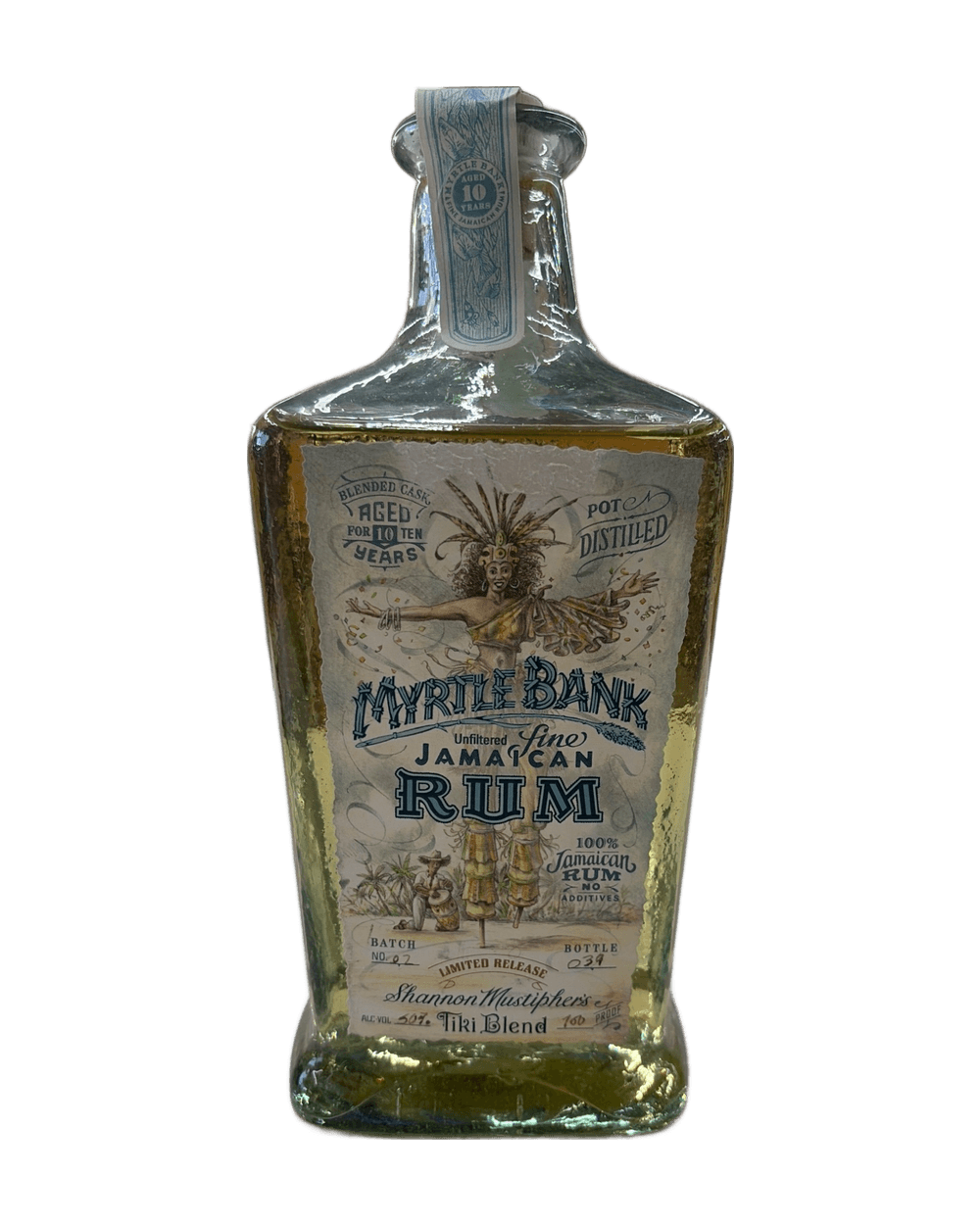Myrtle Bank 10 Year Jamaican Rum - Shannon Mustipher's Tiki Blend, Limited Release