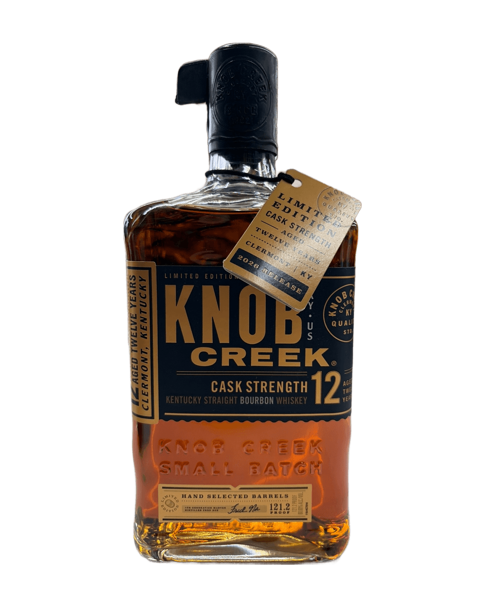 Knob Creek 12 Year Cask Strength Kentucky Straight Bourbon Whiskey, 2026 Release