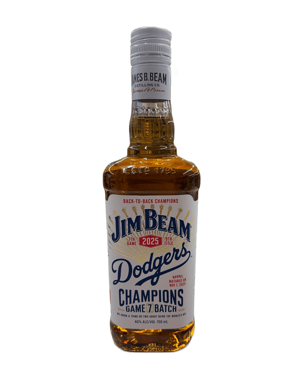Jim Beam Bourbon Whiskey Game 7 Batch