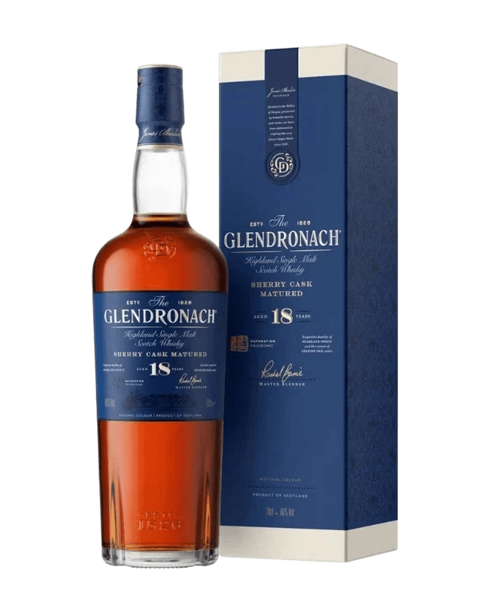 The GlenDronach 18 Year Highland Single Malt Scotch Whisky 700mL