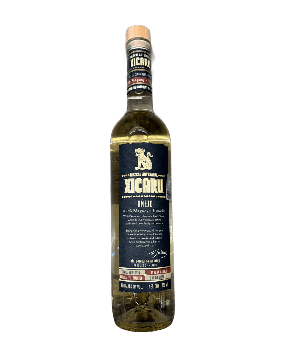 Xicaru Añejo Mezcal Artesanal 100% Espadín 750ml