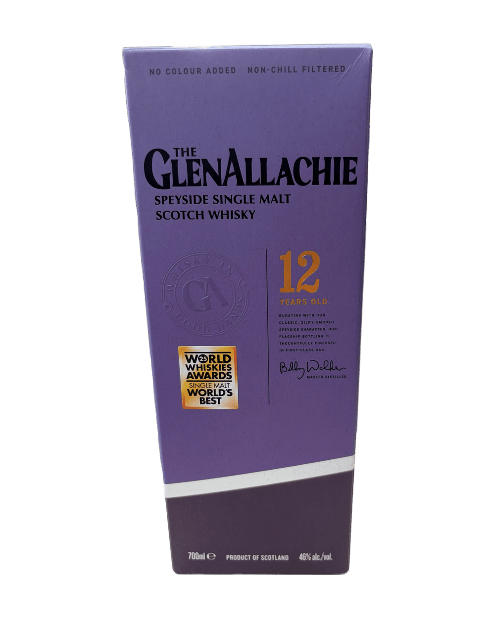 The GlenAllachie 12 Year Old Speyside Single Malt Scotch Whisky 700ml