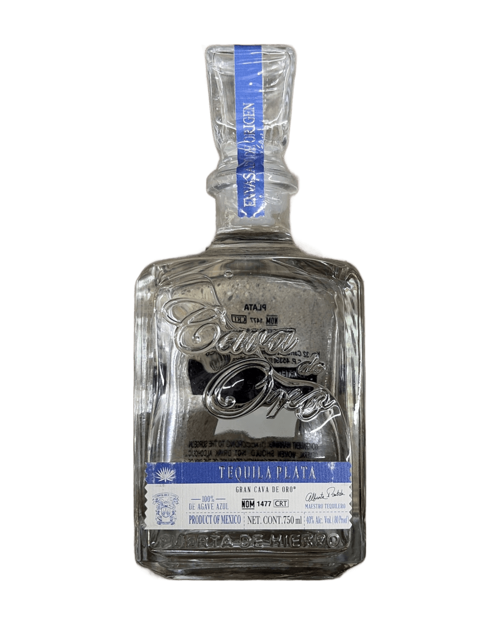Gran Cava de Oro Tequila Plata 750ml