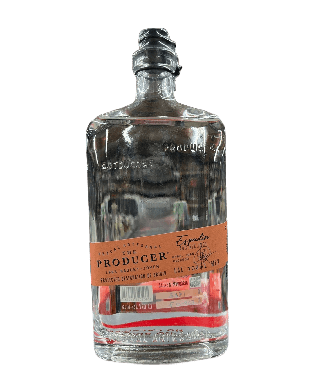 The Producer Mezcal Artesanal Espadin Joven 750ml