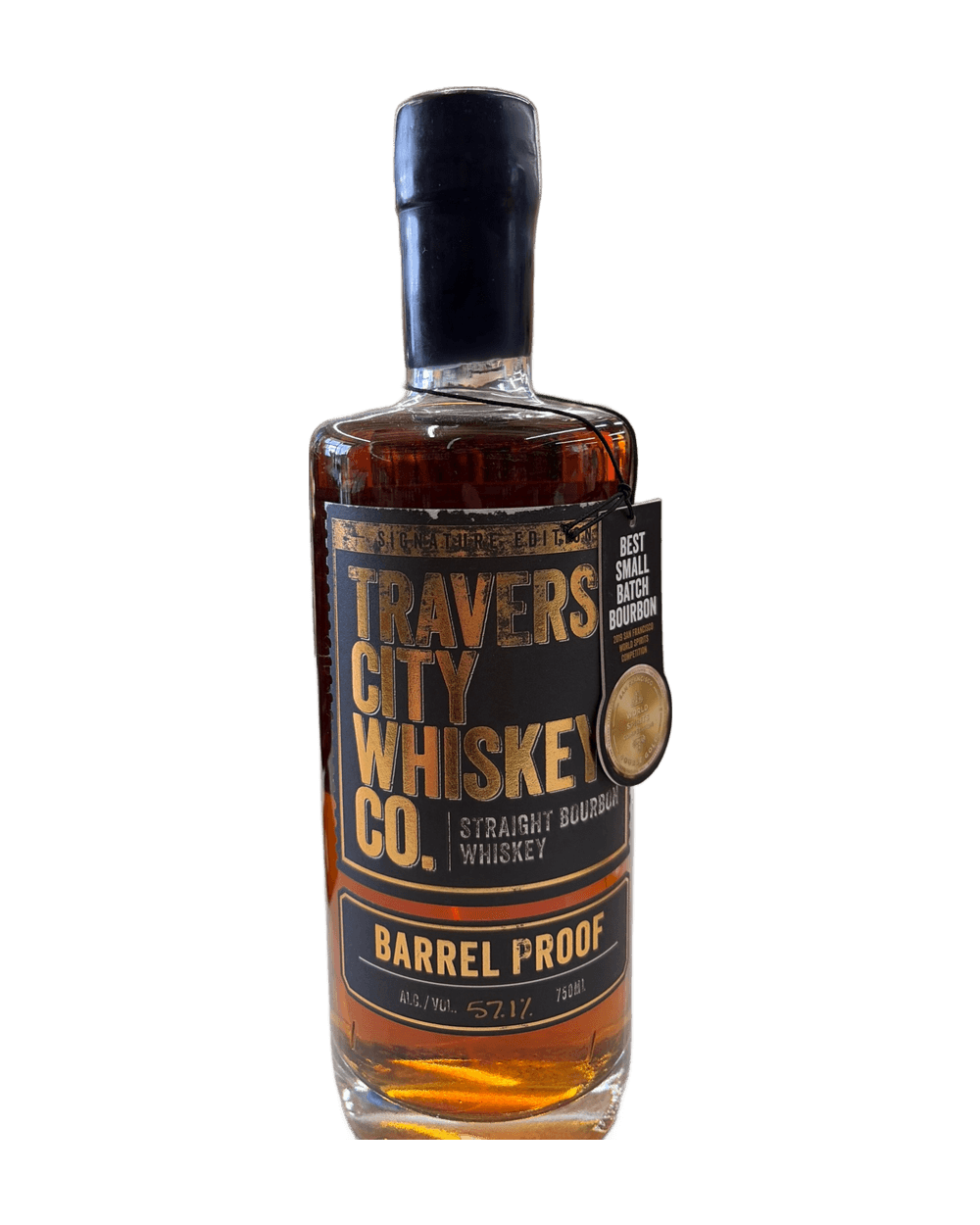 Traverse City Whiskey Co. Signature Edition Barrel Proof Straight Bourbon Whiskey 750ml