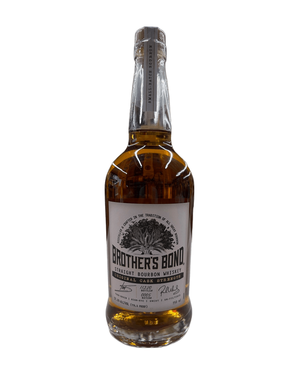 Brother's Bond Original Cask Strength Straight Bourbon Whiskey 750ml